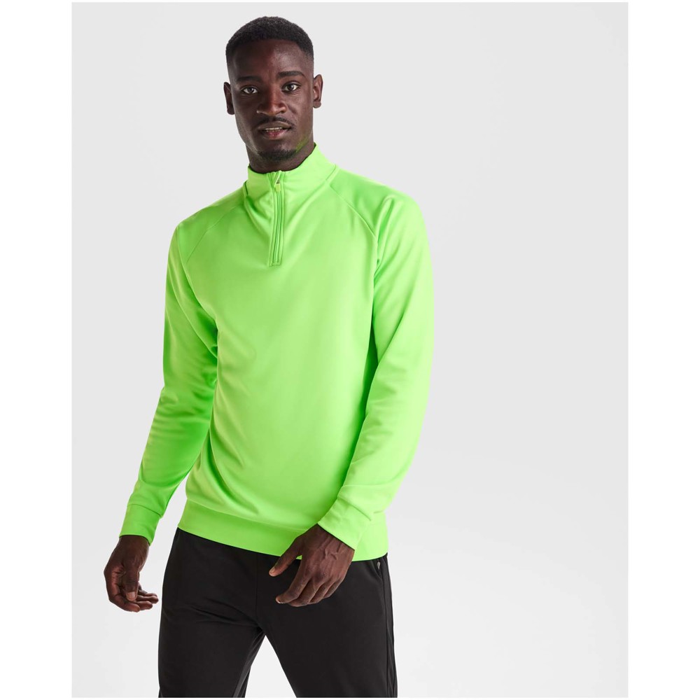 Epiro 200 g/m² unisex sweatshirt met lange mouwen en kwartrits