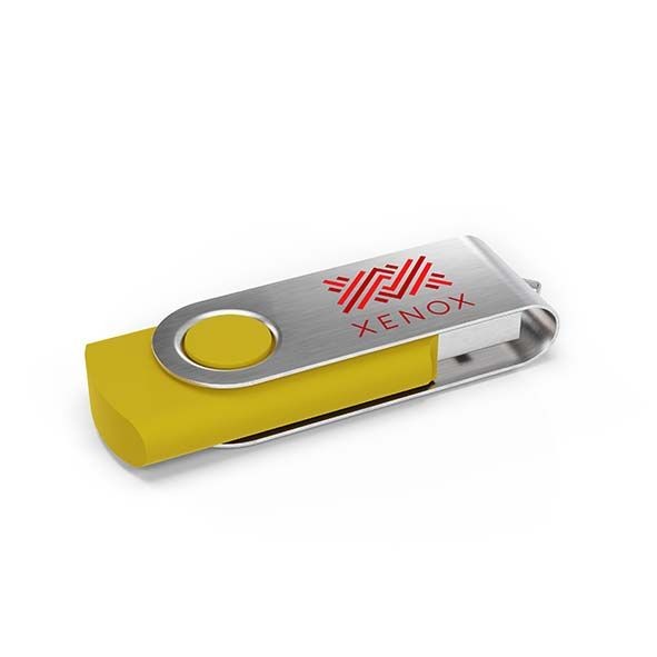 USB Stick Twister- Geel- 8GB 2.0