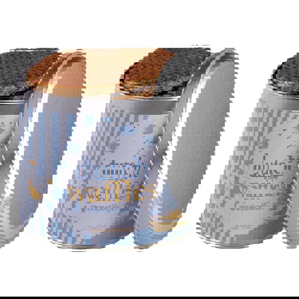 Blik met roomboter stroopwafels