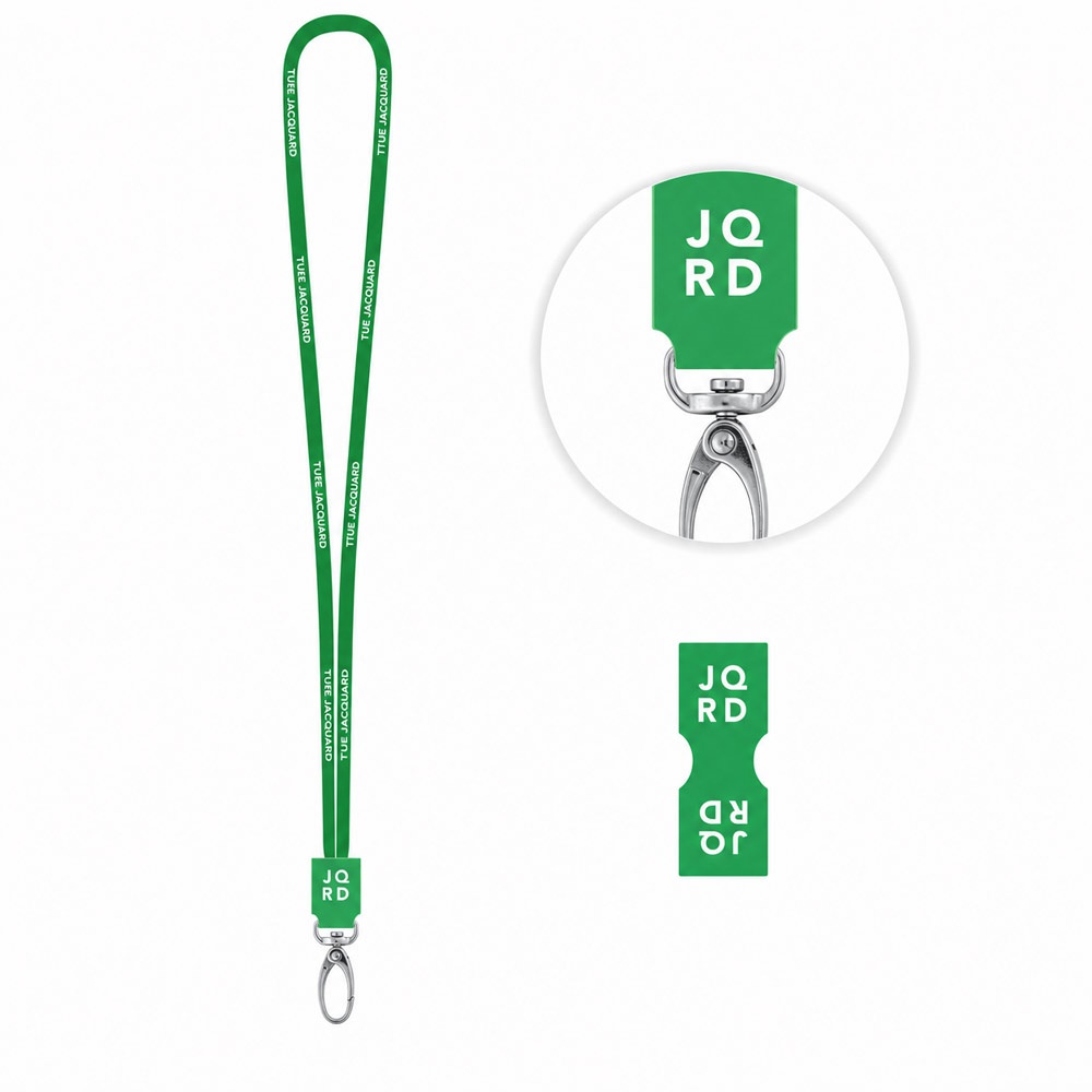 Gedrukt voorbeeld van Lanyard TUBE JACQUARD Long (Ø 7 mm)