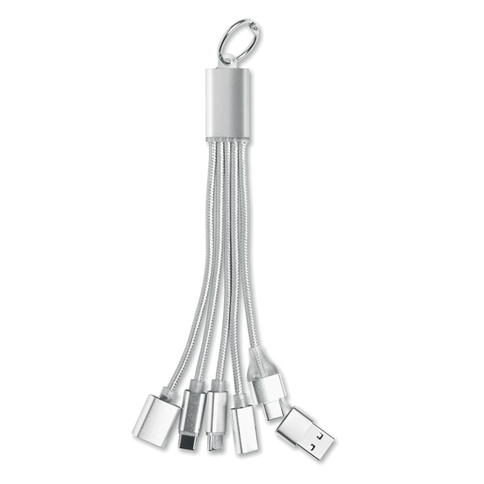 HUBLUE - 5-in-1 laadkabel sleutelhanger