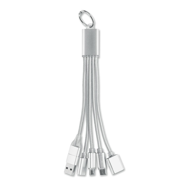 HUBLUE - 5-in-1 laadkabel sleutelhanger