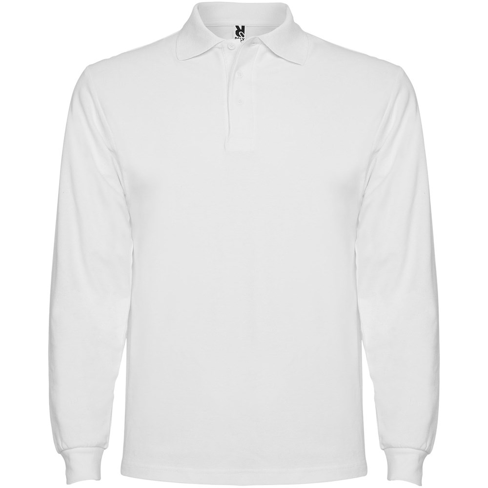 Estrella 220 g/m² herenpolo met lange mouwen