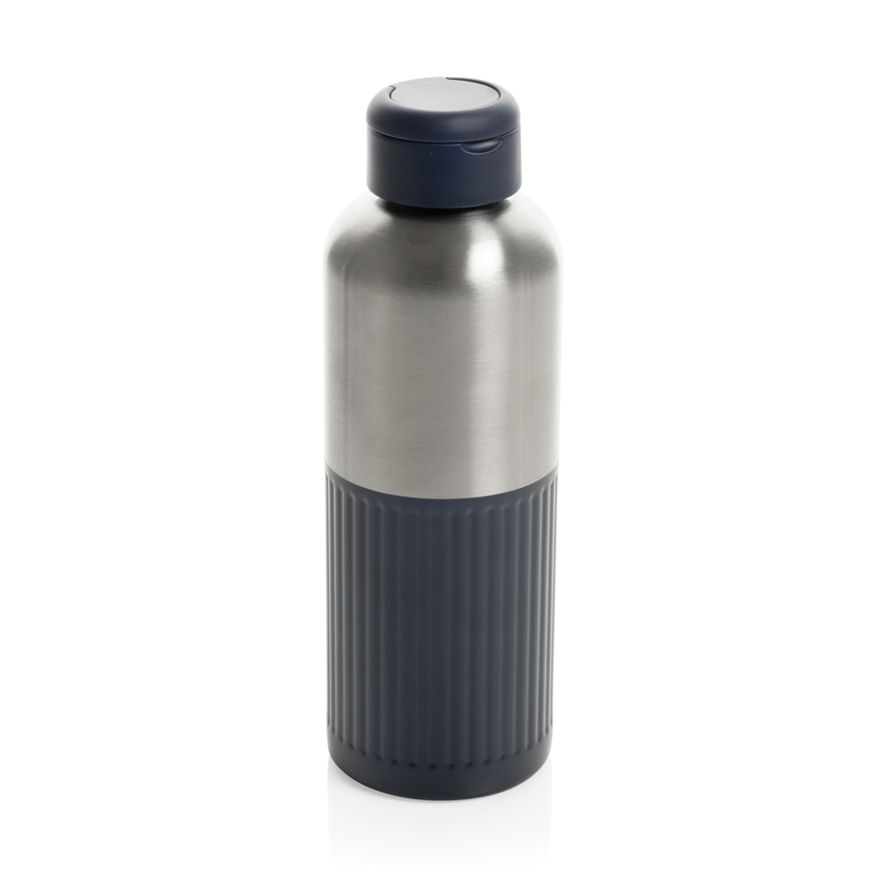 Ripple RCS R-stalen lekvrije waterfles met handvat 750 ml - donkerblauw (± PMS 2767C)