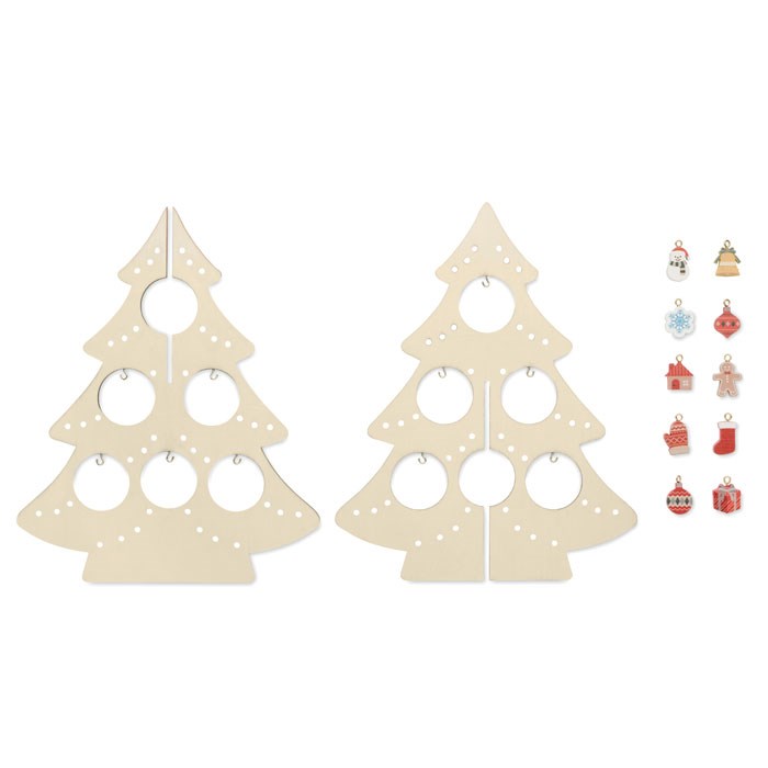 SILUETA - Houten kerstboom decoratie