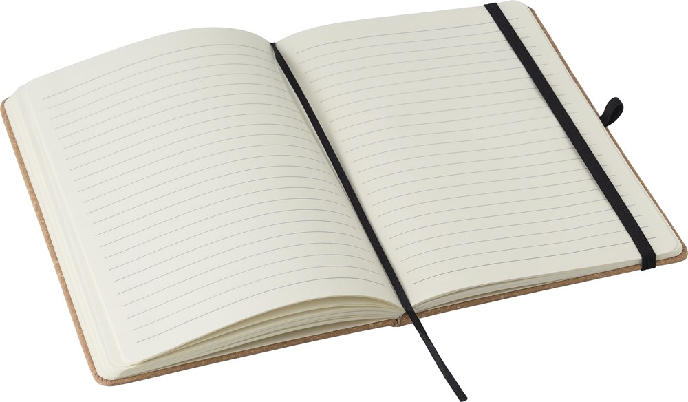 Gerecycled leren notitieboekje (A5) Gianna